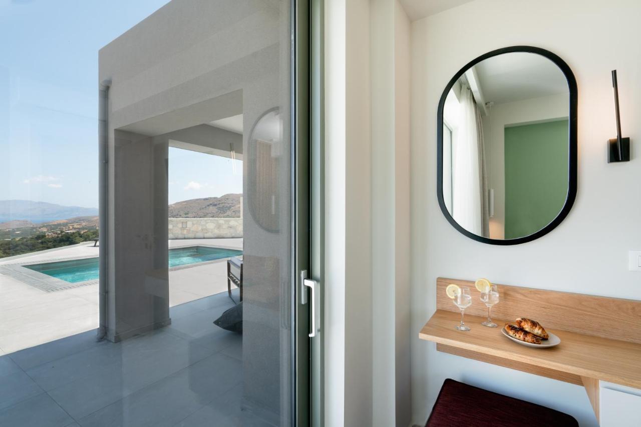 Luxurious Villa Cretan Aura With Private Heated Pool, Jacuzzi And Playroom Agios Ioannis (Gramvousa) Exterior foto